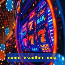 como escolher uma boa cartela de bingo